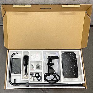 Душевая система Comforty FF074R-CMT черная матовая купить в интернет-магазине сантехники Sanbest