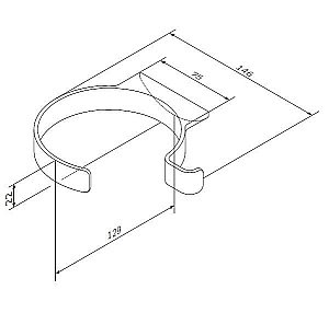 Держатель для фена AM.PM Inspire 2.0 A50A32300 купить в интернет-магазине сантехники Sanbest