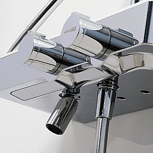 Душевая система WasserKraft Aller SET2656 Thermo хром/Белый Soft-touch купить в интернет-магазине сантехники Sanbest