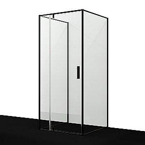 Душевой уголок WasserKRAFT Elbe 74P 74P43 90х90 профиль черный матовый/стекло прозрачное купить в интернет-магазине Sanbest