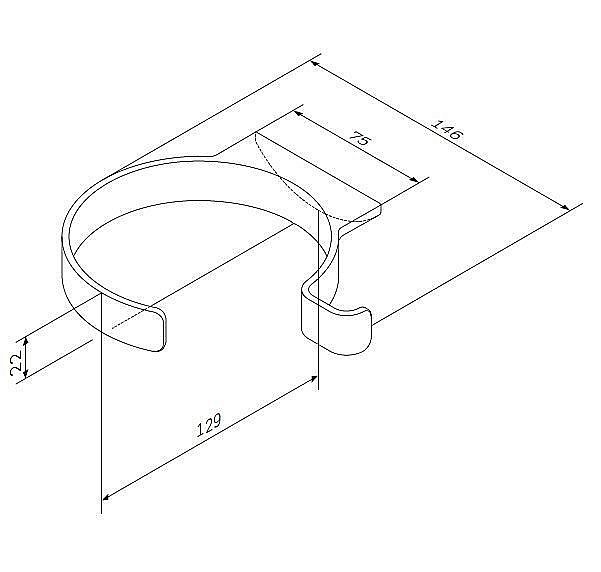 Держатель для фена AM.PM Inspire 2.0 A50A32300 купить в интернет-магазине сантехники Sanbest