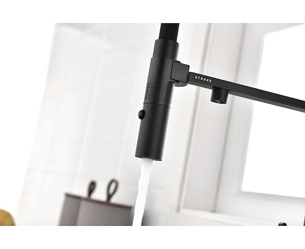 Смеситель для кухни Paulmark Gravity Gr213888-AN антрацит купить в интернет-магазине сантехники Sanbest