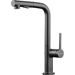 Смеситель для кухни Paulmark Neo Ne214419-GM вороненая сталь купить в интернет-магазине сантехники Sanbest