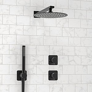 Душевая система WasserKRAFT Fulda 5200 SET2834 черный Soft-touch матовый купить в интернет-магазине сантехники Sanbest