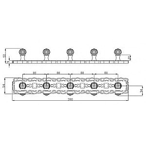 Крючок Zorg Antic AZR 18 BR купить в интернет-магазине сантехники Sanbest