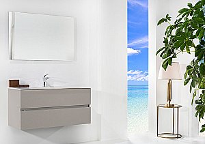 Тумба с раковиной и столешницей Armadi Art Vallessi 120 КАШЕМИР матовый для ванной в интернет-магазине Sanbest