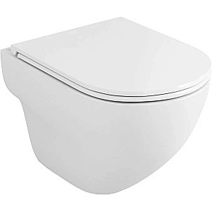 Унитаз с инсталляцией OWL 1975 Wave Cirkel-H OWLINSTTI.OWLT190801 безободковый, с крышкой микролифт, с кнопкой Titan хром купить в интернет-магазине Sanbest