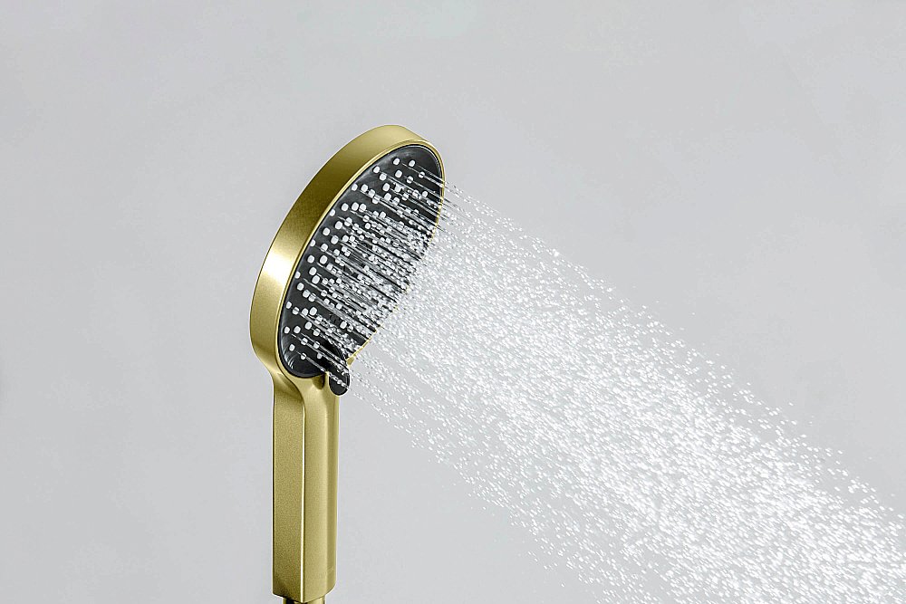 Душевая лейка Aquatek ЛУГАНО AQ2201BG золото шлифованное купить в интернет-магазине сантехники Sanbest