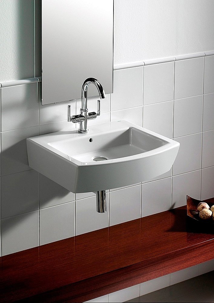 Раковина Roca Hall 45 327624000 белая купить в интернет-магазине Sanbest