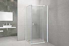 Душевой уголок Royal Bath HPVD RB9080HPVD-C 80х90 матовое стекло/профиль белый купить в интернет-магазине Sanbest