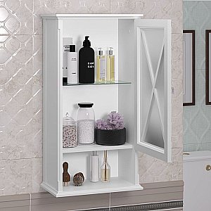 Шкаф Опадирис Палермо 46 белый матовый для ванной в интернет-магазине сантехники Sanbest