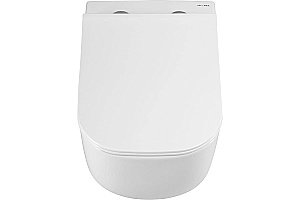 Унитаз подвесной Art&Max MONZA AM232CHR/SC белый, с сиденьем микролифт, безободковый купить в интернет-магазине Sanbest