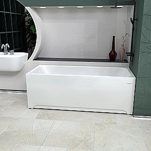 Ванна акриловая Радомир Патрисия 1-01-3-0-1-330К 175х75 белая, слив золото купить в интернет-магазине Sanbest