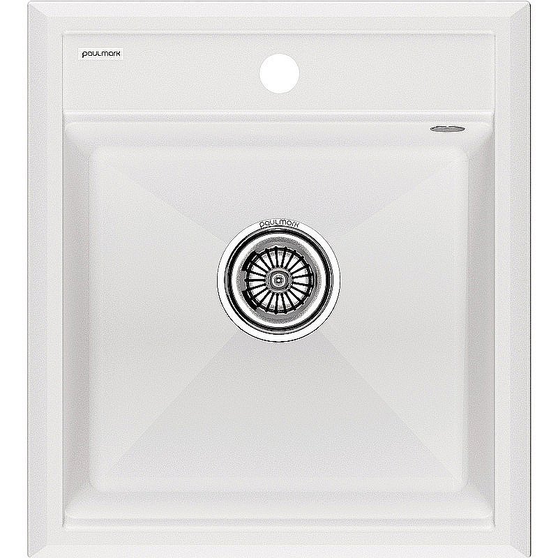 Кухонная мойка Paulmark Stepia-460 PM114651-WH белая купить в интернет-магазине сантехники Sanbest