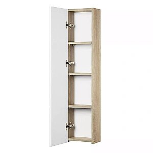 Шкаф подвесной Акватон Мишель 23 дуб эндгрейн/белый для ванной в интернет-магазине сантехники Sanbest