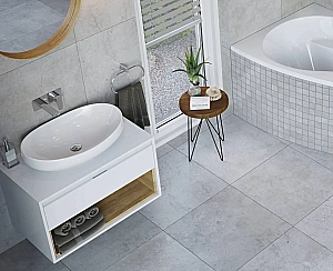 Тумба с раковиной Excellent TUTO MLEX.0102.800.WHBL 80 белый/дуб для ванной в интернет-магазине Sanbest