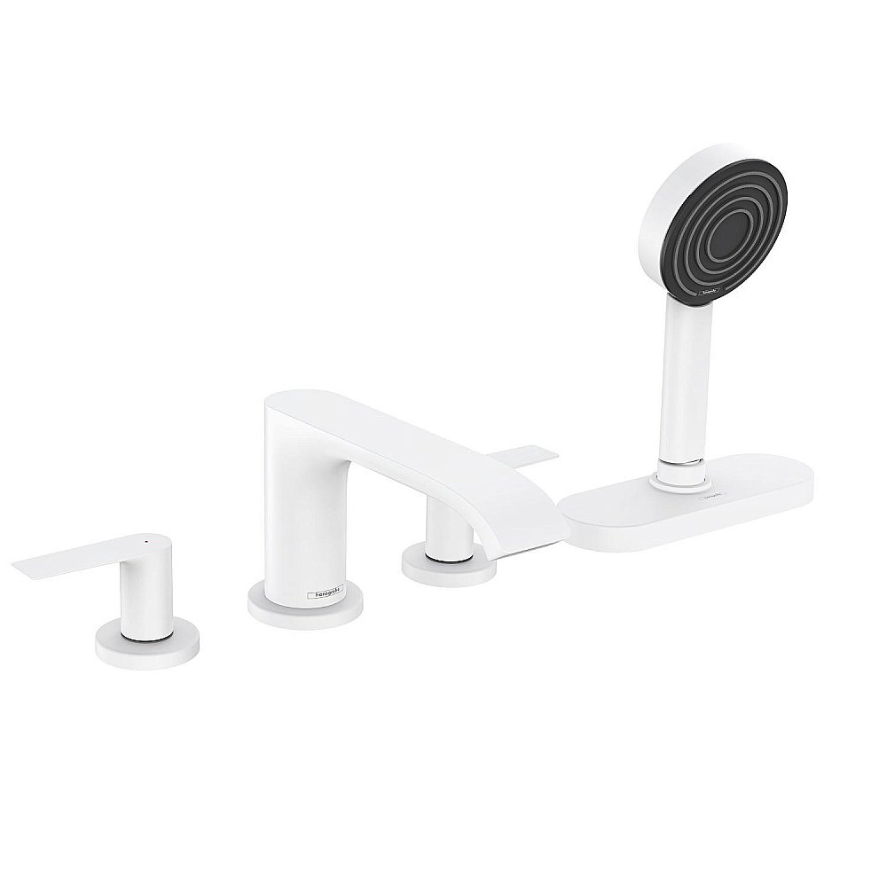 Смеситель для ванны Hansgrohe Vivenis 75444700 белый матовый купить в интернет-магазине сантехники Sanbest