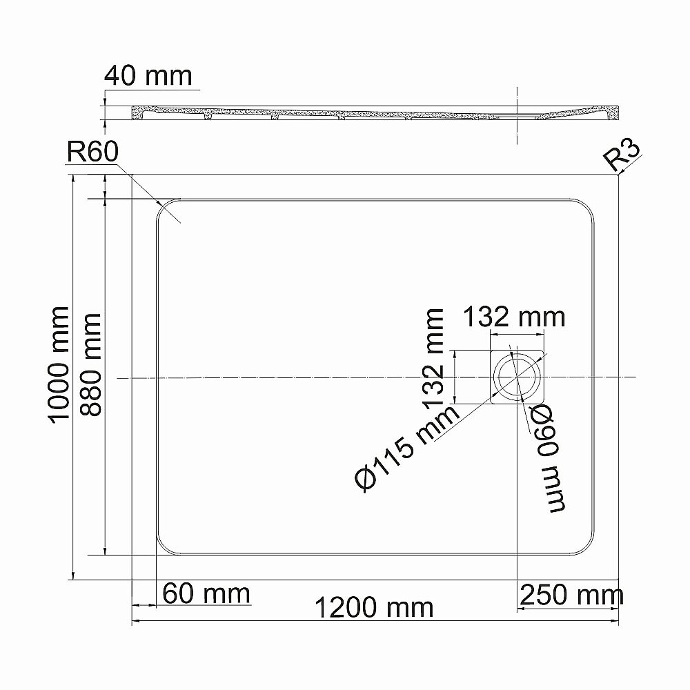 Душевой поддон WasserKRAFT Neime 19T10 120х100 купить в интернет-магазине Sanbest