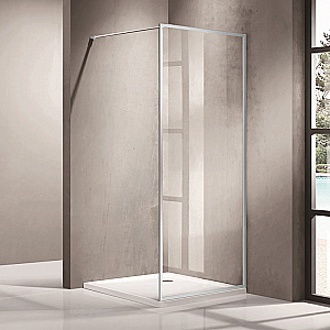 Душевое ограждение Azario Richmond Walk-in 110 AZ-NAG 6310 стекло прозрачное/профиль серебро купить в интернет-магазине Sanbest