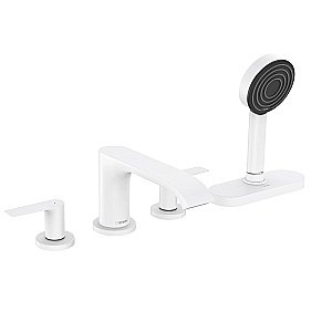 Смеситель для ванны Hansgrohe Vivenis 75444700 белый матовый купить в интернет-магазине сантехники Sanbest