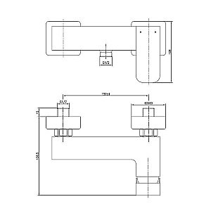 Смеситель для душа Aquanet Cubic SD90447 купить в интернет-магазине сантехники Sanbest