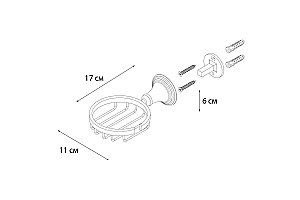 Мыльница FIXSEN BEST FX-71609 купить в интернет-магазине сантехники Sanbest