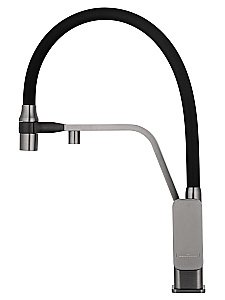 Смеситель для кухни WONZON & WOGHAND WW-88458013-BGM темный графит купить в интернет-магазине сантехники Sanbest