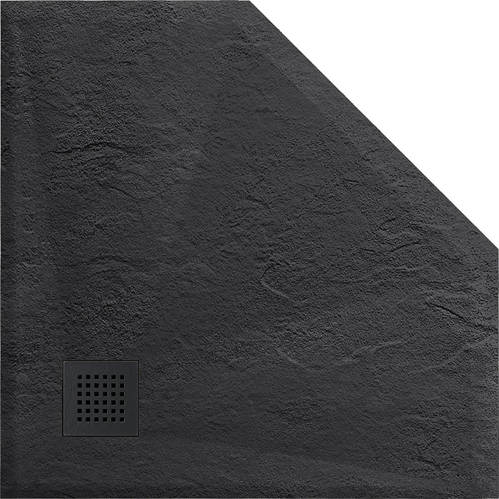 Душевой поддон Vincea VST-4SP1010A 100x100 антрацит купить в интернет-магазине Sanbest