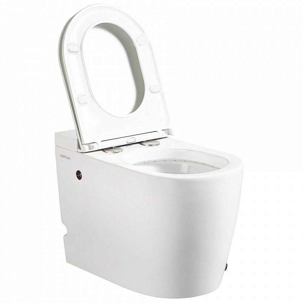 Унитаз ABBER Bequem AC1114P импульсный смыв, с крышкой микролифт купить в интернет-магазине Sanbest