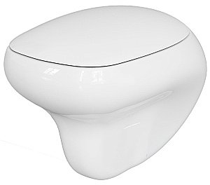 Унитаз подвесной Ambassador Diamond 123T20001R безободковый, белый купить в интернет-магазине Sanbest