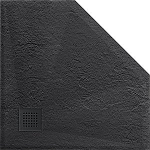 Душевой поддон Vincea VST-4SP1010A 100x100 антрацит купить в интернет-магазине Sanbest