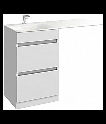 Тумба под раковину Aqwella Forma T5/2 левая купить в интернет-магазине сантехники Sanbest