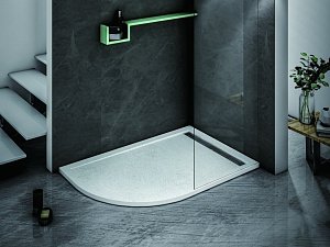 Душевой поддон Cezares TRAY AS-RH 100x80 белый купить в интернет-магазине Sanbest