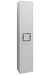 Пенал LA FENICE Cubo Bianco 30 белый/ручка черная для ванной в интернет-магазине сантехники Sanbest