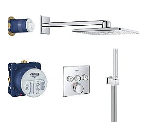 Душевая система Grohe Grohtherm SmartControl 34706000 купить в интернет-магазине сантехники Sanbest