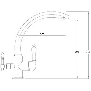 Смеситель для кухни Rush MS9035-32 купить в интернет-магазине сантехники Sanbest
