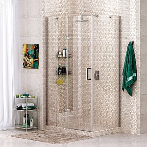 Душевой уголок WasserKRAFT Aller 10H07 120x90 профиль хром/декор хром купить в интернет-магазине Sanbest