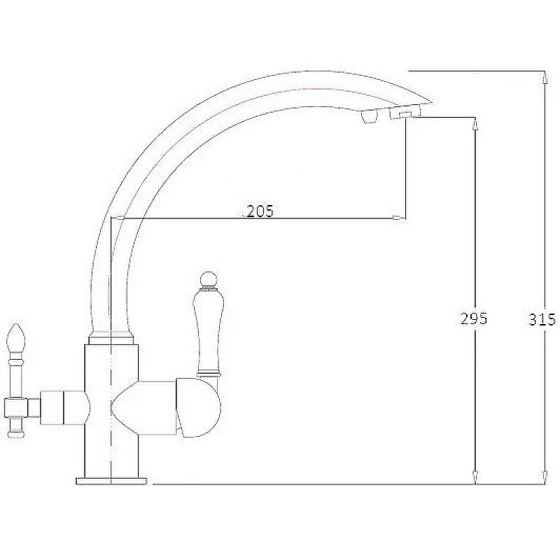 Смеситель для кухни Rush MS9035-32 купить в интернет-магазине сантехники Sanbest