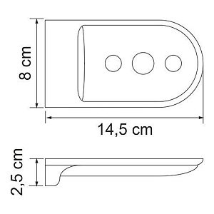 Мыльница WasserKRAFT Kammel K-8369 купить в интернет-магазине сантехники Sanbest