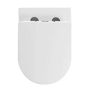 Унитаз подвесной Grossman Thin Rim GR-5604SQ белый, безободковый, с крышкой микролифт, слив торнадо купить в интернет-магазине Sanbest