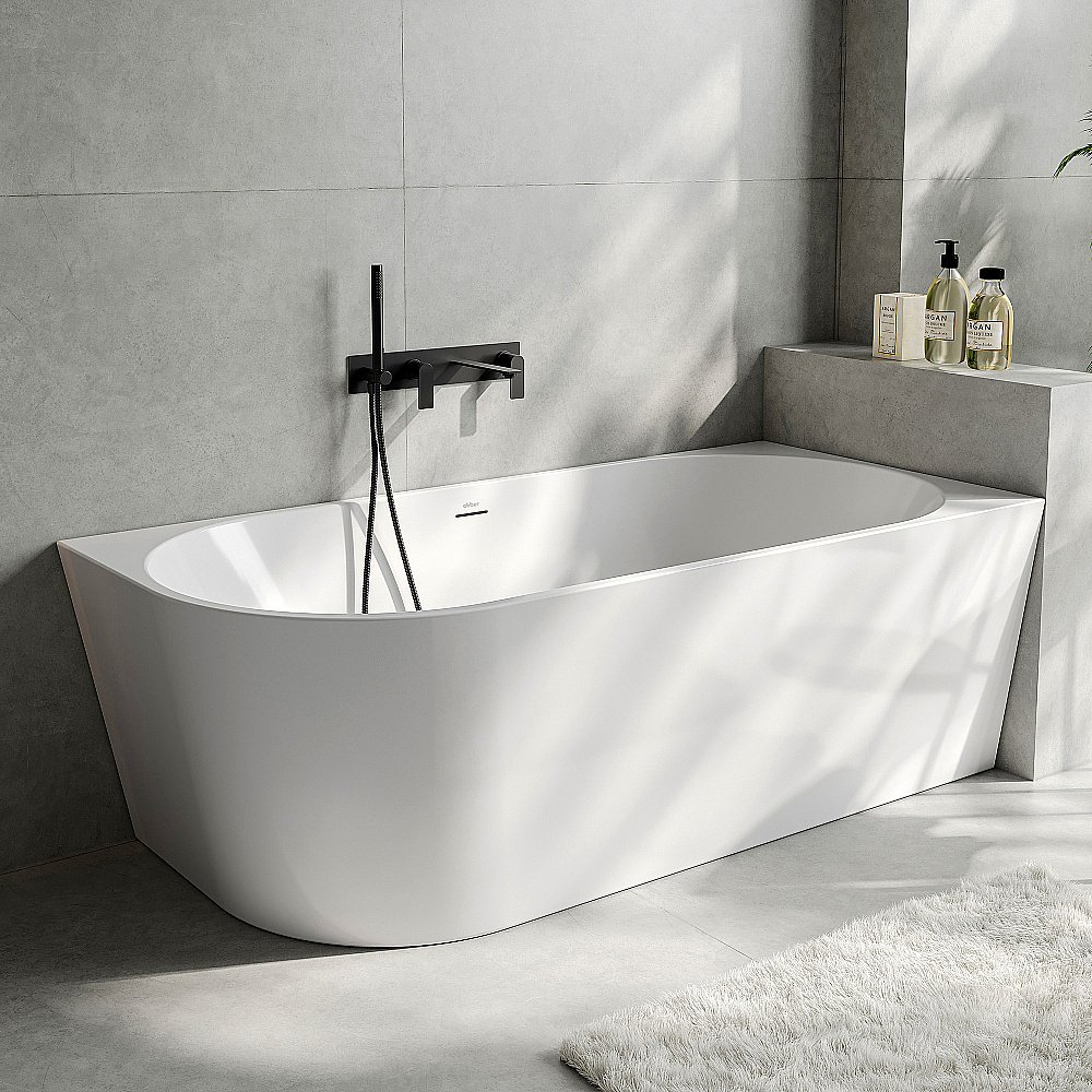Ванна акриловая Abber 140х70 AB9502-1.4 белая купить в интернет-магазине Sanbest