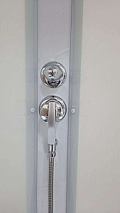 Душевая кабина Niagara Light L90/17 90х90 стекло прозрачное/профиль матовый хром купить в интернет-магазине Sanbest