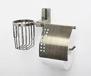 Держатель для освежителя и туалетной бумаги WasserKRAFT Exter K-5259 купить в интернет-магазине сантехники Sanbest