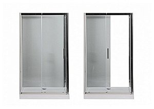 Душевой уголок Aquanet Delta NPE1131 160х90 стекло прозрачное/профиль хром купить в интернет-магазине Sanbest