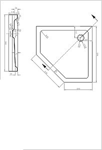 Душевой поддон Bravat TYPE-R1 P39 90х90 купить в интернет-магазине Sanbest