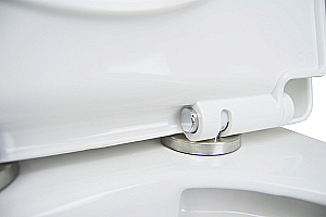 Унитаз напольный Azario Fretta new AZ-1223 белый, безободковый, с бачком, с крышкой микролифт купить в интернет-магазине Sanbest