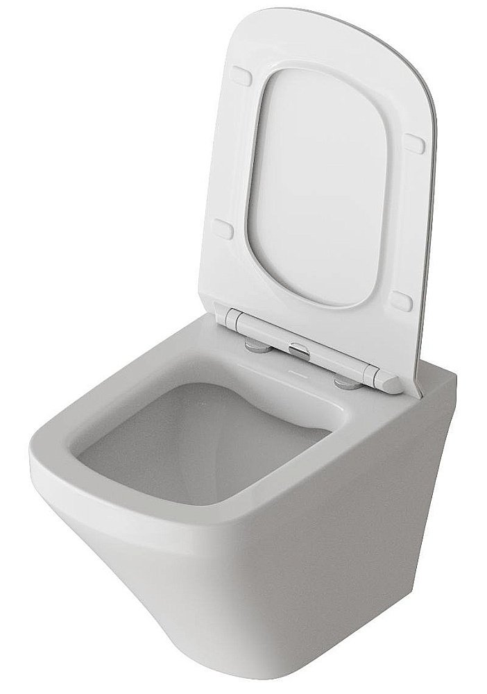 Унитаз подвесной Grossman GR-4440S безободковый, с крышкой микролифт, белый  купить в интернет-магазине Sanbest