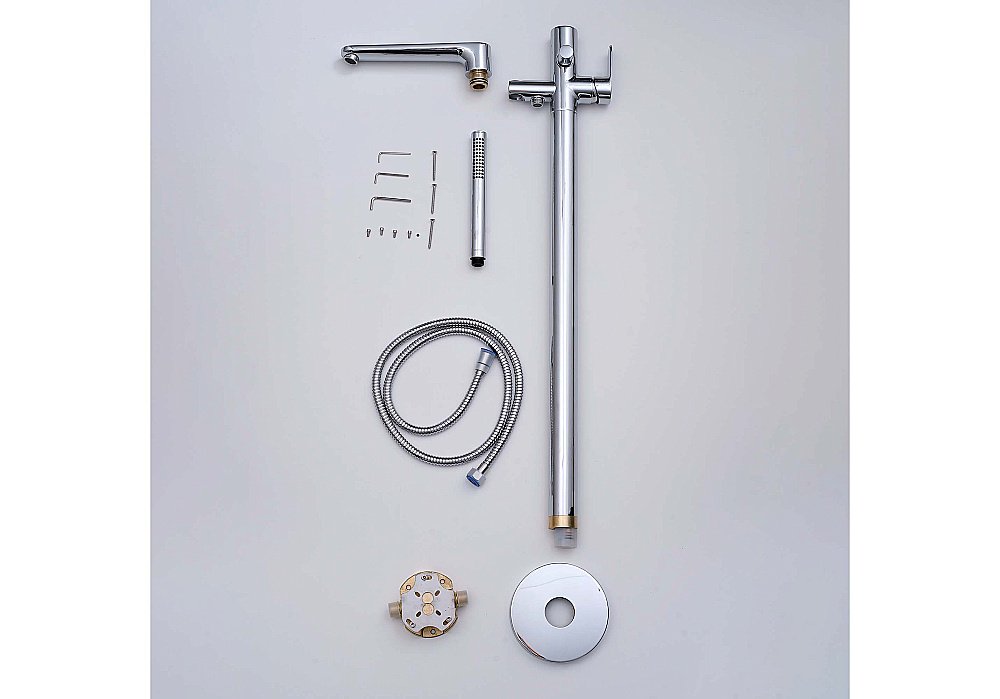 Cмеситель для ванны Aquatek Ника AQ1845CR хром купить в интернет-магазине сантехники Sanbest