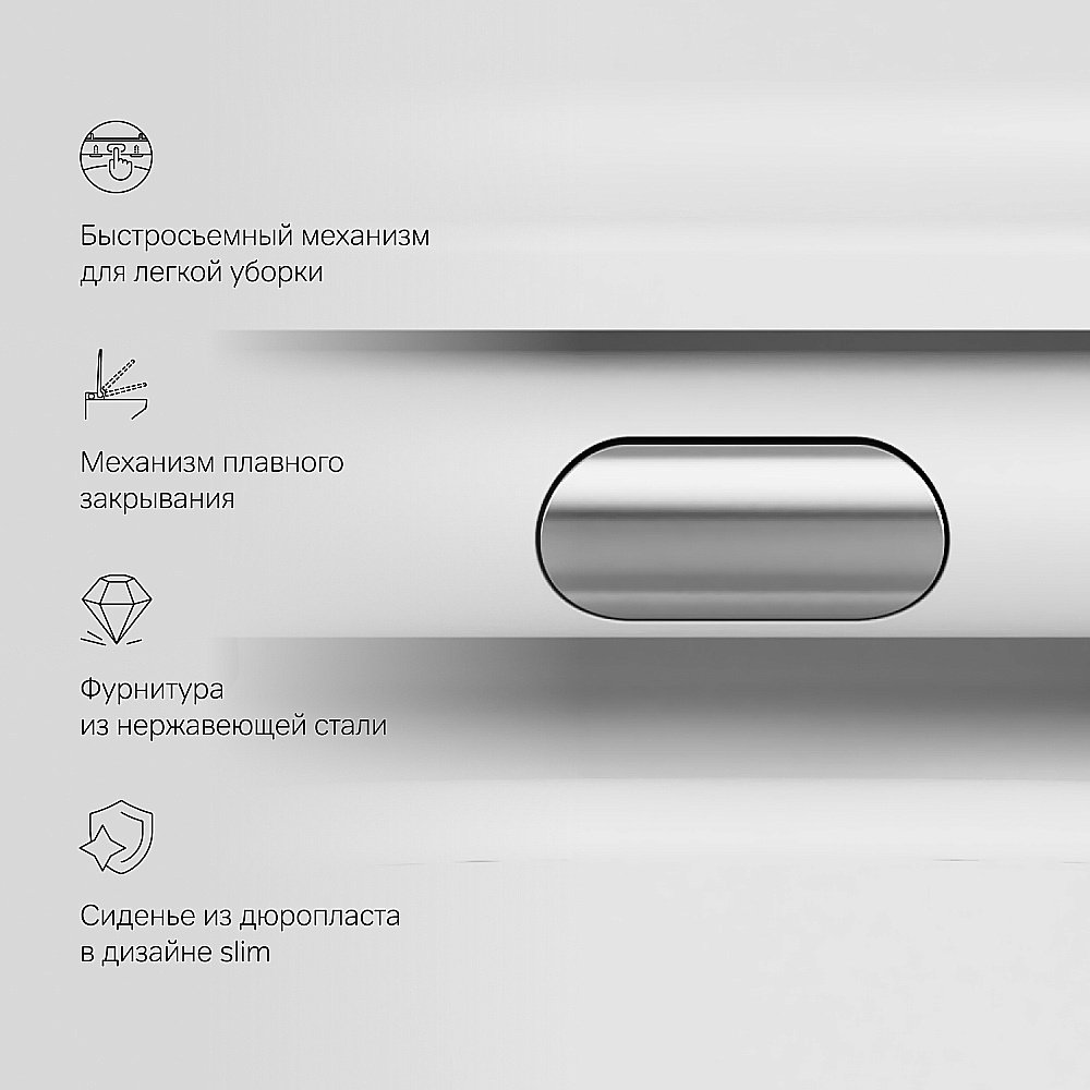Унитаз подвесной AM.PM Func C8F1701MWSC белый матовый, безободковый купить в интернет-магазине Sanbest