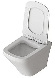 Унитаз подвесной Grossman GR-4440S безободковый, с крышкой микролифт, белый  купить в интернет-магазине Sanbest